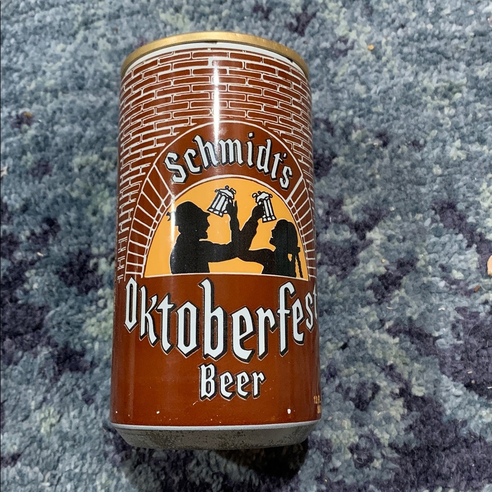 Schmidt’s Oktoberfest beer empty collectible can